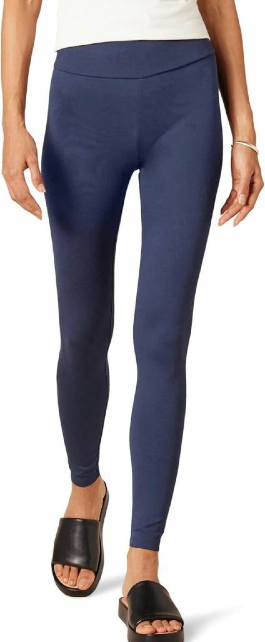 Amazon Essentials Women's Plus Size Ponte Leggings - High-Waist Stretchy Comfort Pants for Everyday Wear
