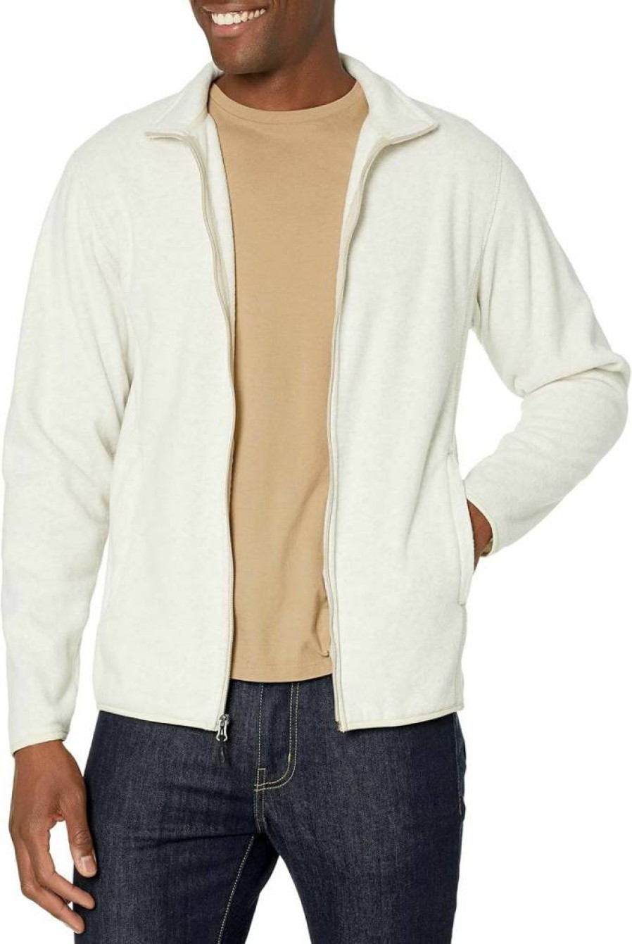 Amazon Essentials Men's Big & Tall Full-Zip Fleece Jacket - Soft & Warm Outdoor Layer