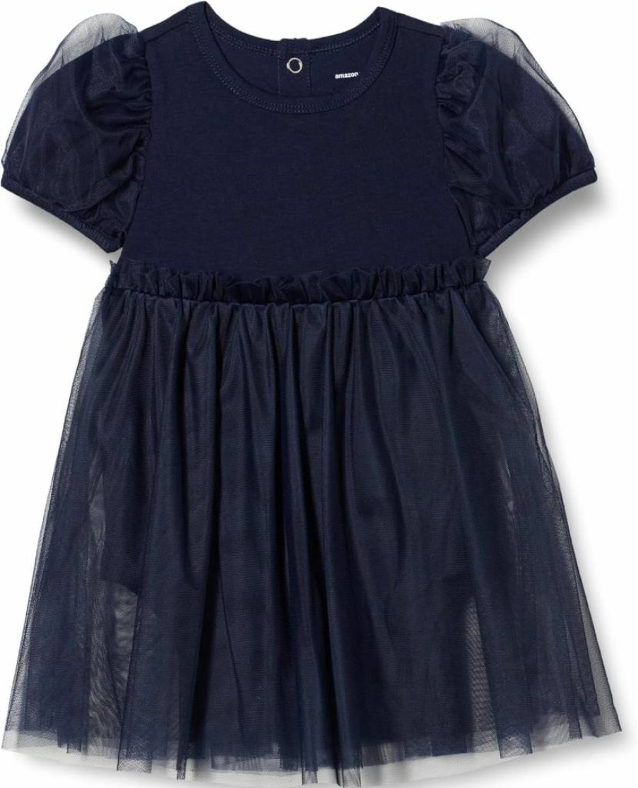 Amazon Essentials Baby Girls' Tulle Dress - Soft Bodysuit Style for Infants & Toddlers