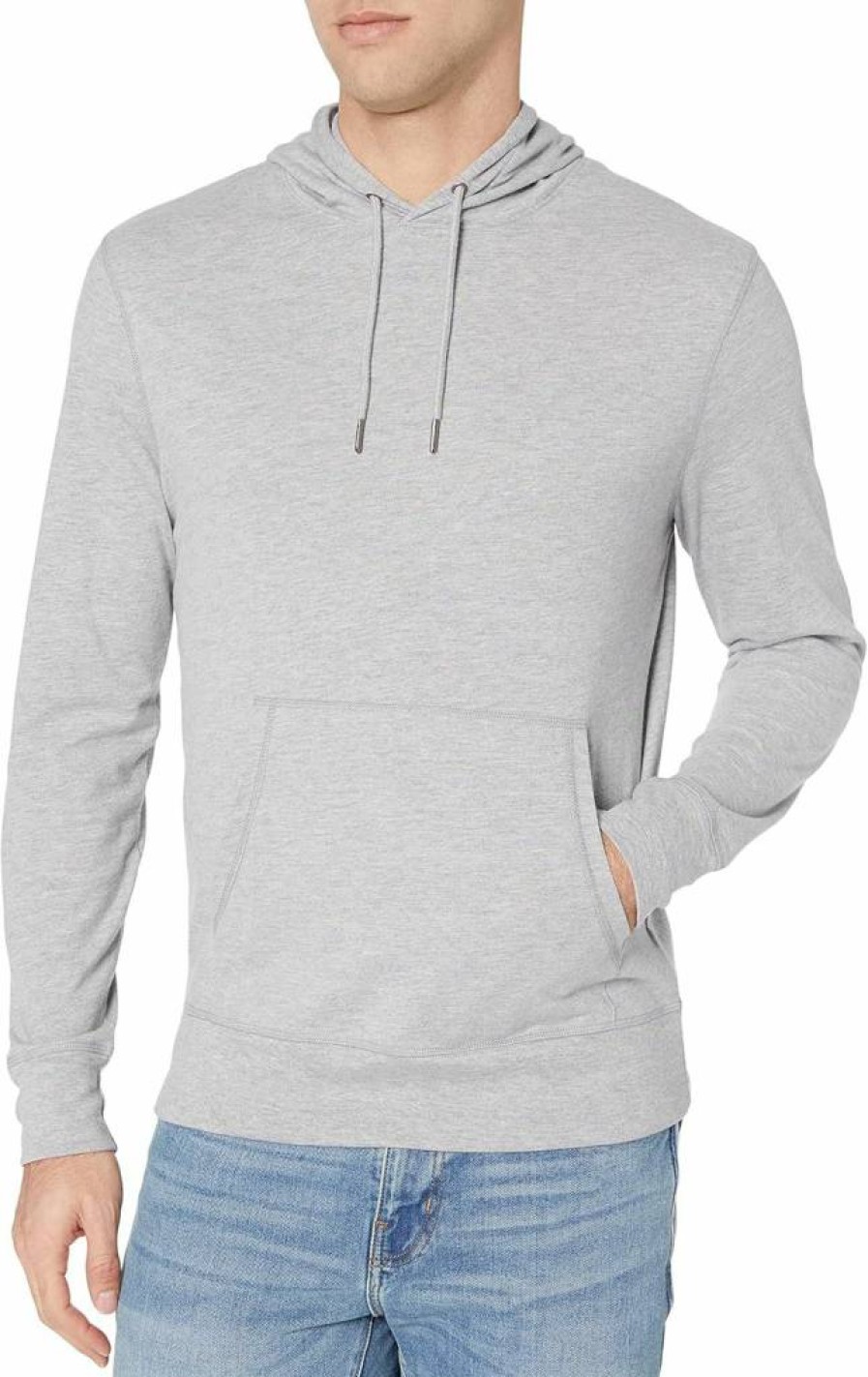 Amazon Essentials Men's Lightweight Jersey Pullover Hoodie - Soft Casual Comfort Fit Sweatshirt