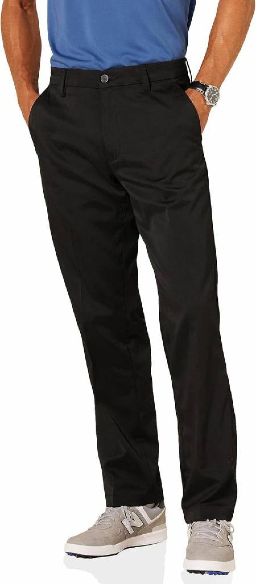 Amazon Essentials Men's Classic-Fit Stretch Golf Pants for Big & Tall - Comfortable & Durable Golf Trousers