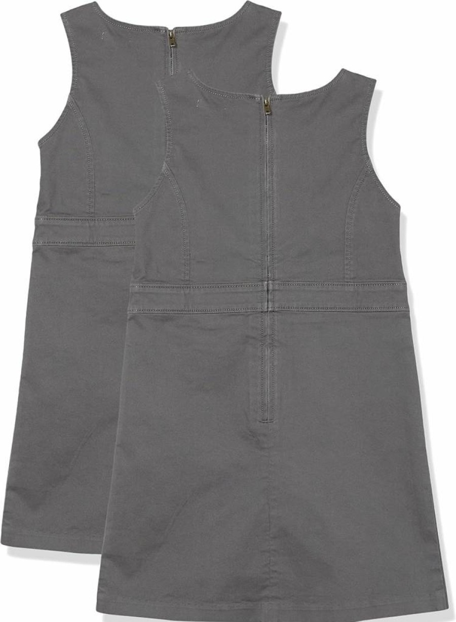 Amazon Essentials Girls' School Uniform Dress - Classic Style Comfort Fit for Everyday Wear