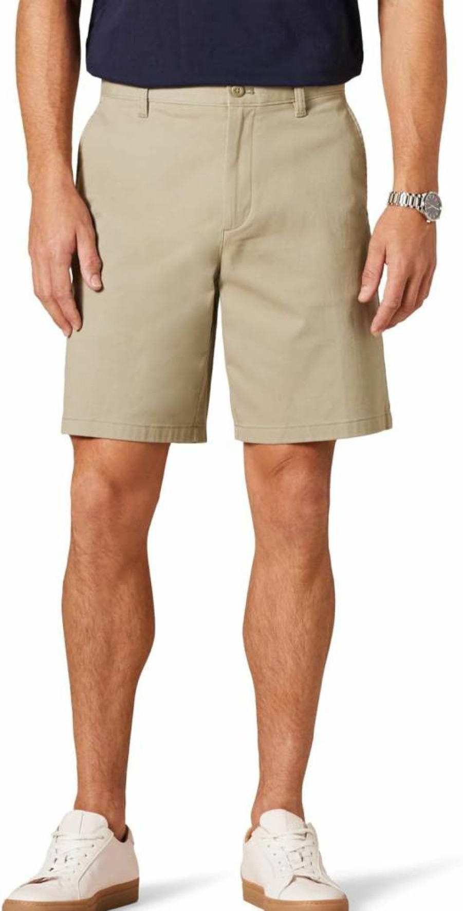 Amazon Essentials Men's Classic-Fit 9-Inch Comfort Stretch Chino Shorts for Casual Wear