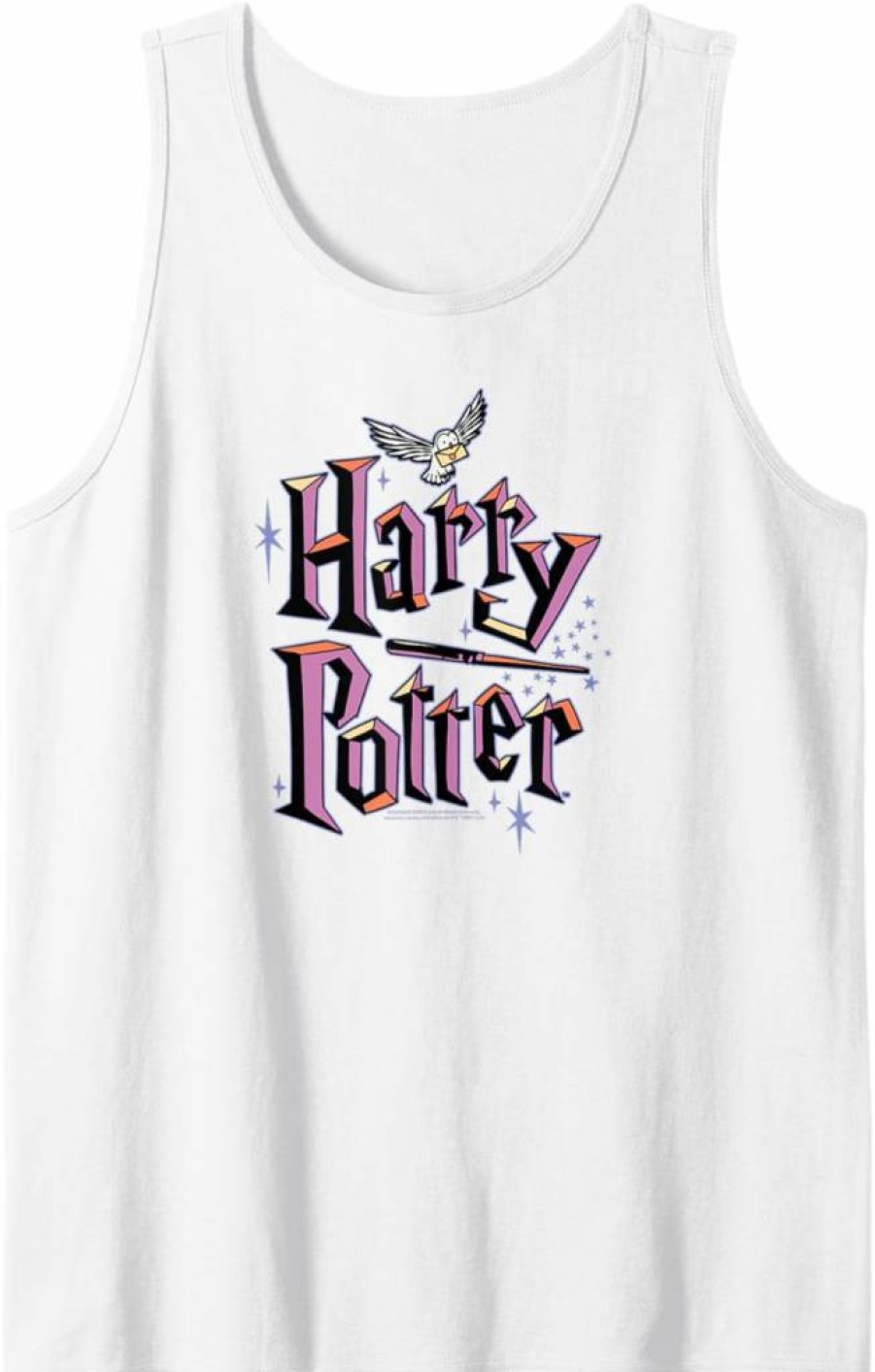 Amazon Essentials Harry Potter Purple Logo Graphic Women's Tank Top