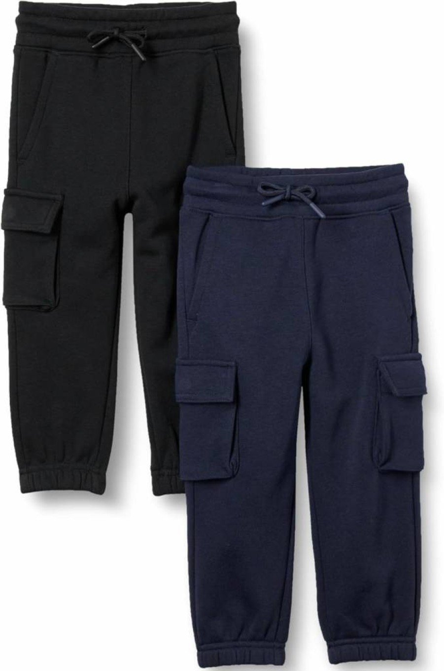 Amazon Essentials Kids' Cargo Joggers - Comfortable Unisex Toddler & Children's Athletic Pants, Multipack (2-Pack or 3-Pack Options)