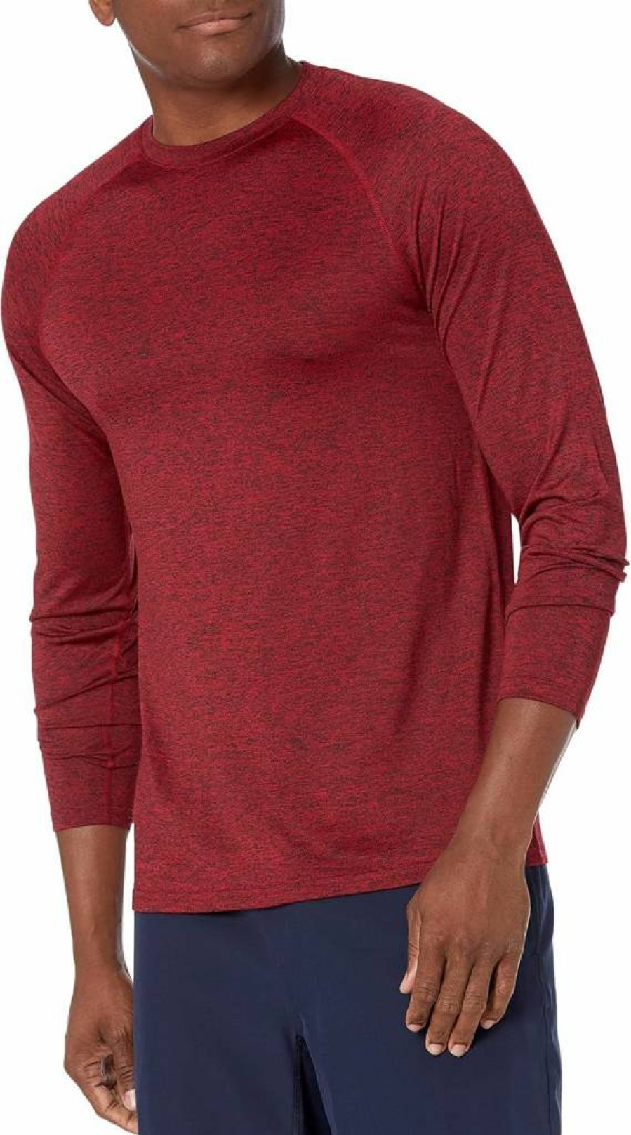 Amazon Essentials Men's Tech Stretch Long-Sleeve T-Shirt - Comfort Fit, Moisture-Wicking, Quick-Dry Active Shirt for Men