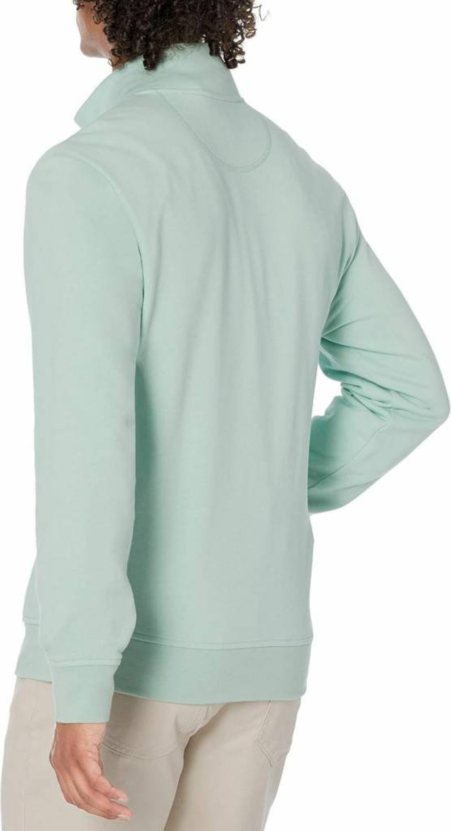 Amazon Essentials Men's Lightweight French Terry Zip-Up Mock Neck Sweatshirt