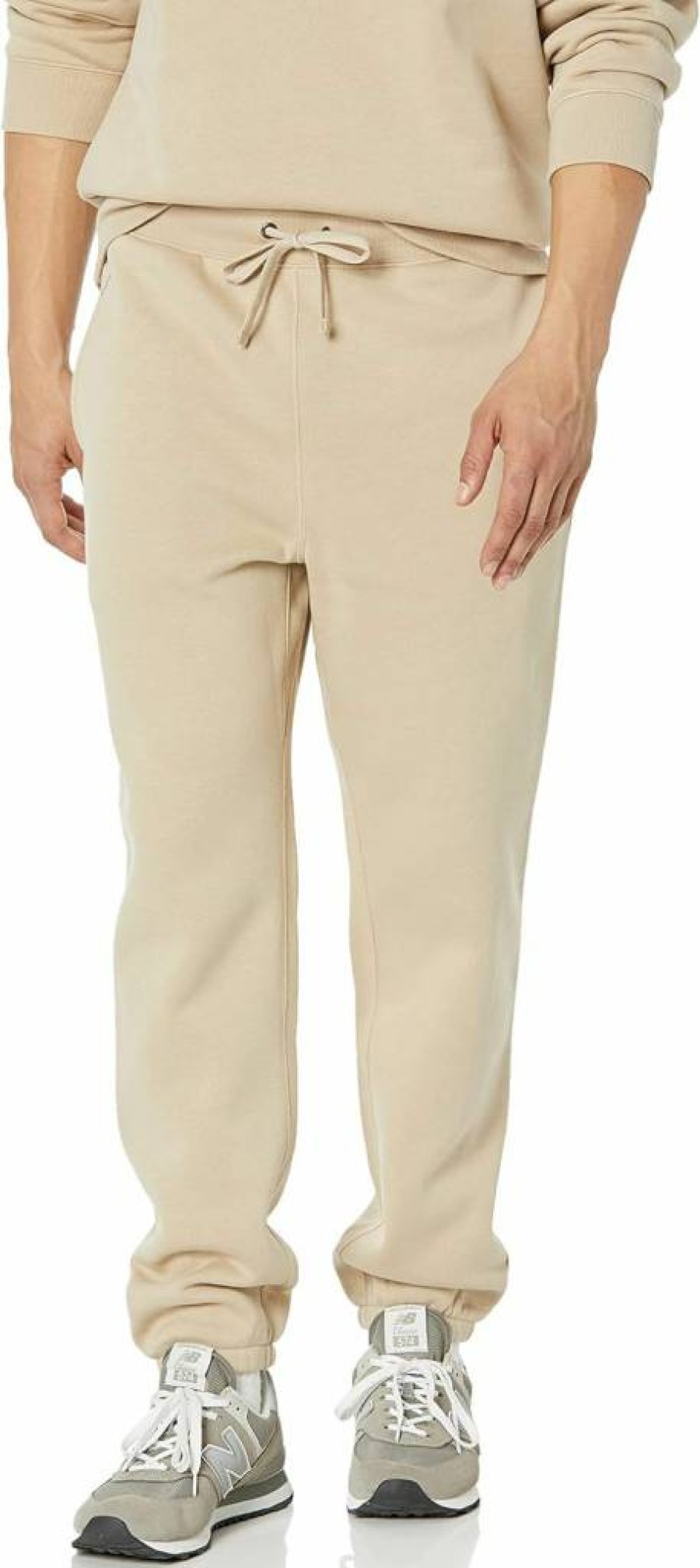 Amazon Essentials Men's Big & Tall Relaxed-Fit Sweatpants with Closed-Bottom for Comfort