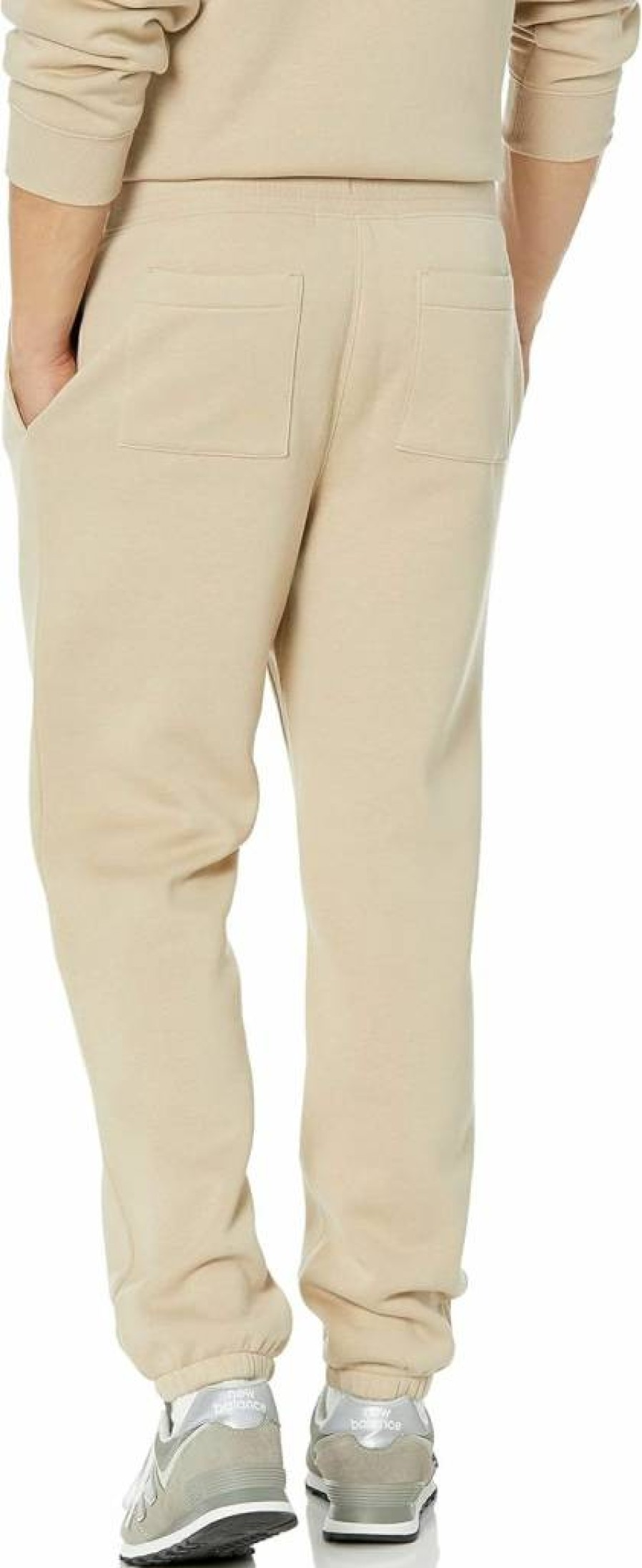 Amazon Essentials Men's Big & Tall Relaxed-Fit Sweatpants with Closed-Bottom for Comfort