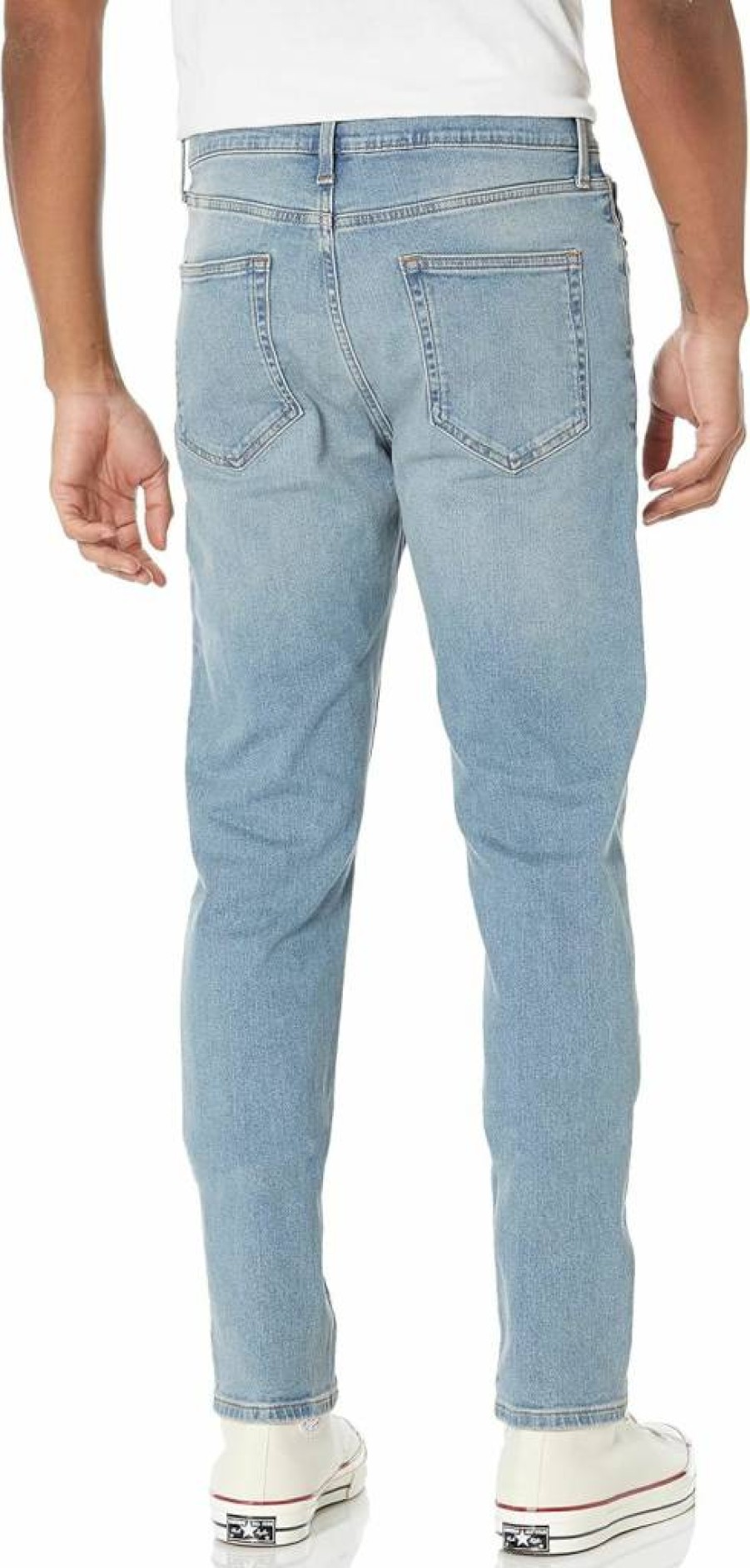 Amazon Essentials Men's Slim-Fit Stretch Jeans - Comfortable & Stylish Denim Pants for Everyday Wear