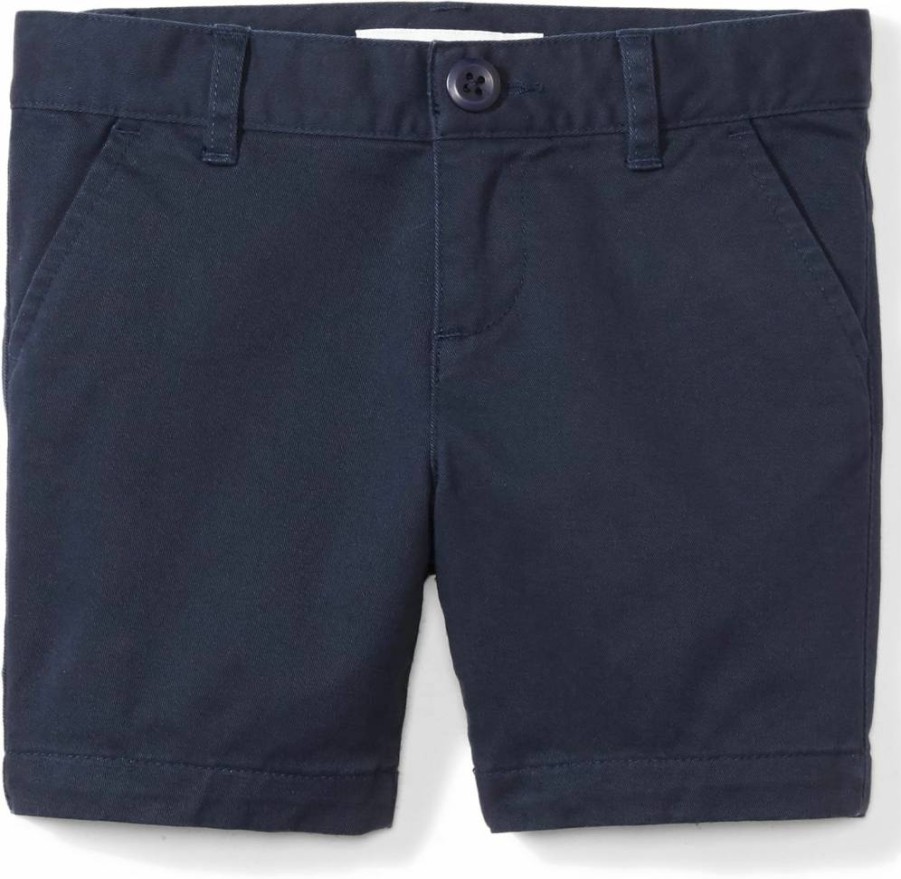 Amazon Essentials Girls & Toddlers' Multipack School Uniform Shorts for Kids - Comfortable & Durable
