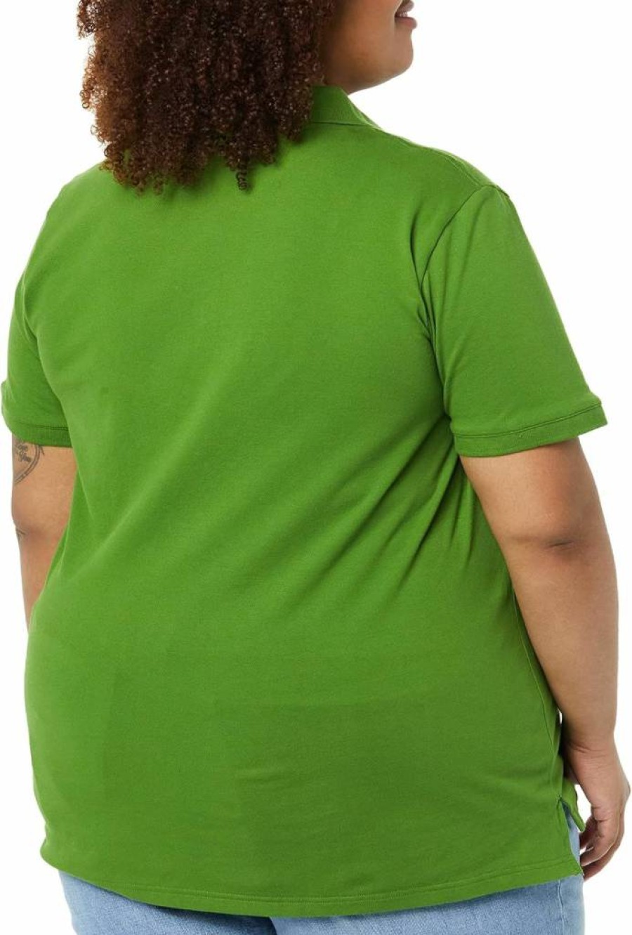 Amazon Essentials Women's Plus Size Short-Sleeve Polo Shirt - Comfortable & Stylish Casual Top