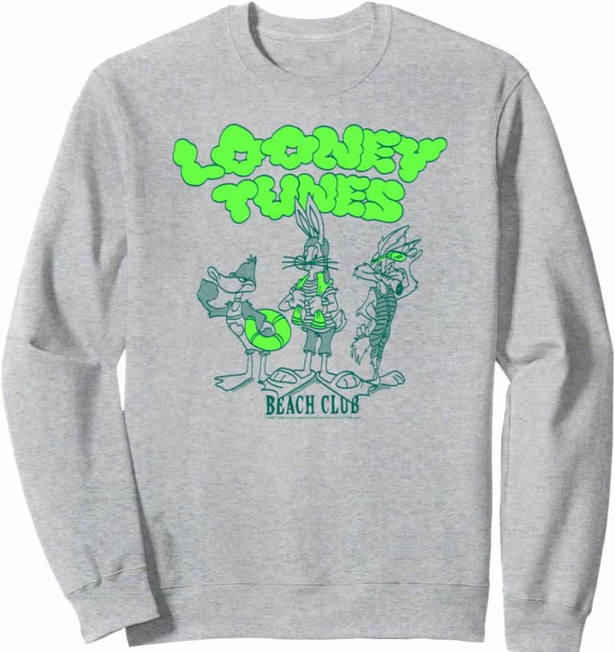 Amazon Essentials Looney Tunes Graphic Pullover Hoodie - Casual Crewneck Sweatshirt for Men & Women