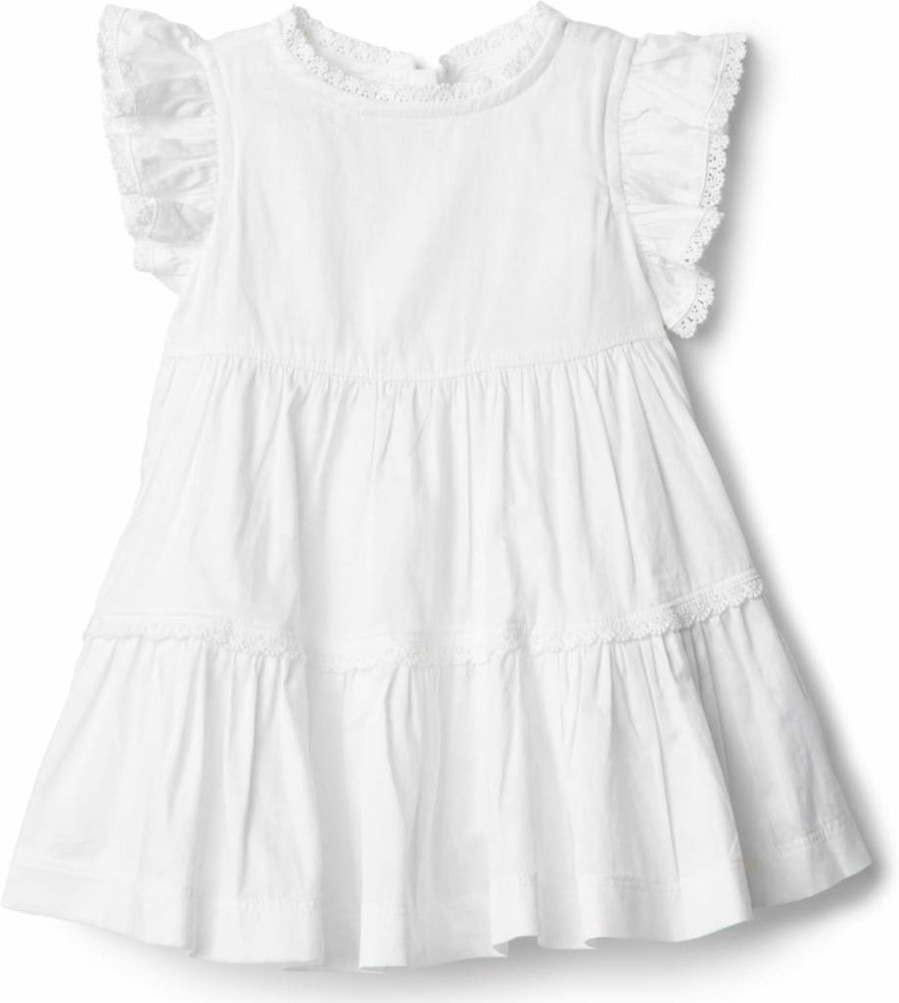 Amazon Essentials Girls' Ruffle Sleeve Woven Dress for Toddlers & Baby - Sofia Grainge Collection