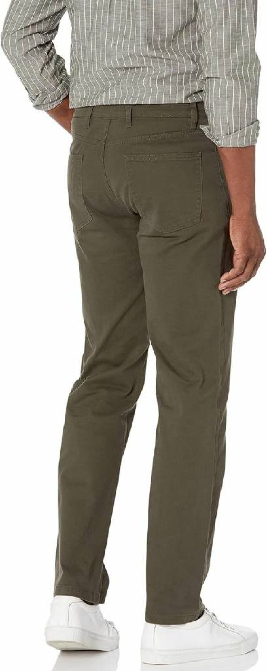 Amazon Essentials Men's Comfort Stretch Straight-Fit Chino Pants with 5-Pockets (Formerly Goodthreads)