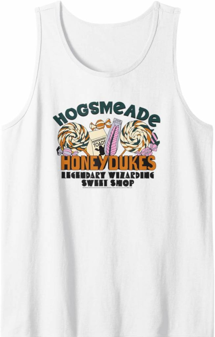 Amazon Essentials Harry Potter Honeydukes Sweet Shop Graphic Tank Top for Women