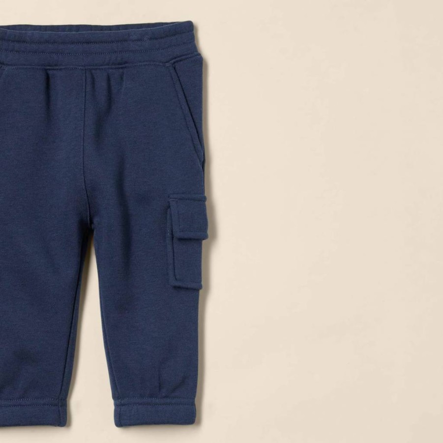 Amazon Essentials Baby Boys' 2-Pack Comfortable Cargo Joggers, Soft Casual Pants with Pockets