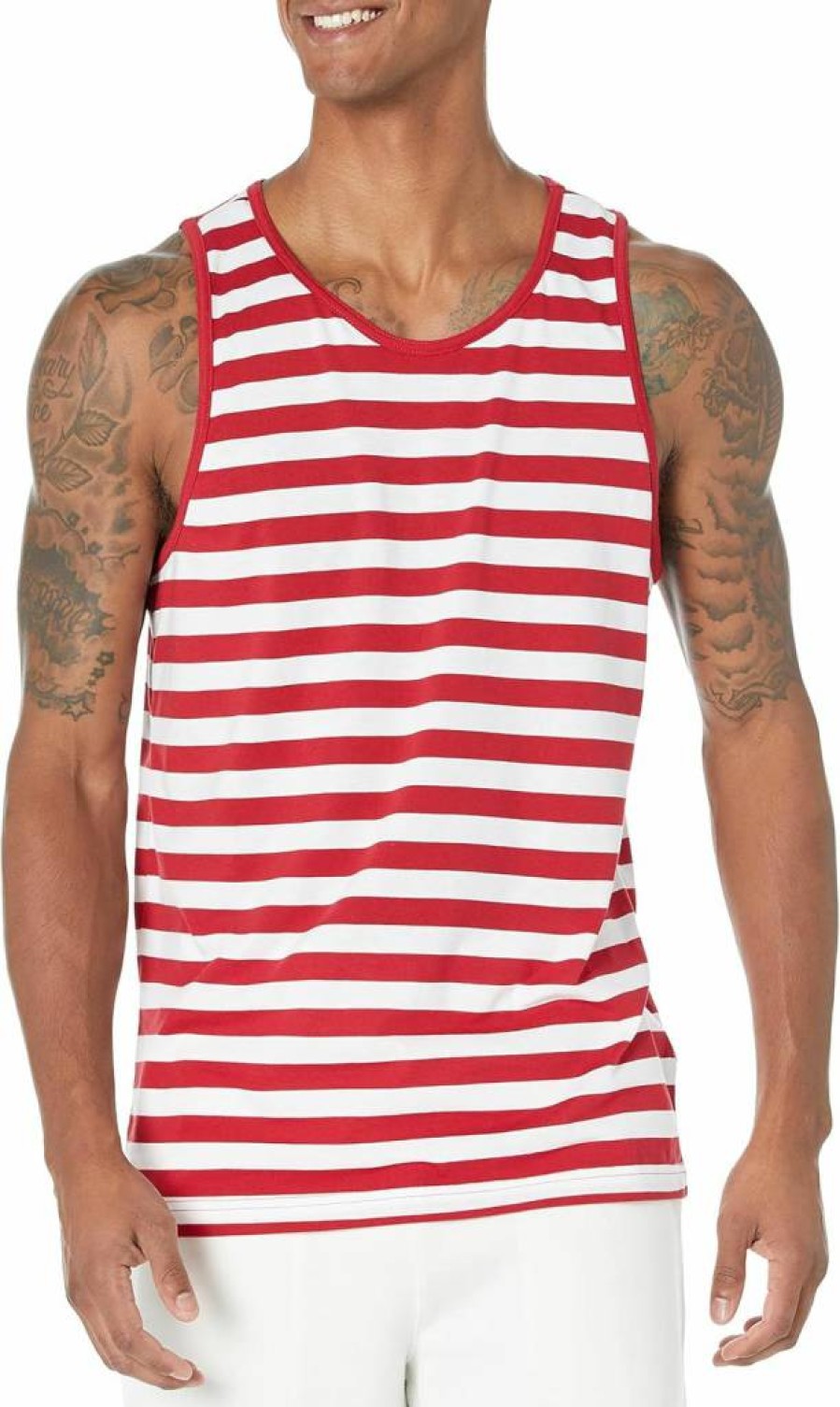 Amazon Essentials Men's Regular-Fit Undershirt Tank Top - Comfortable & Breathable Casual Wear