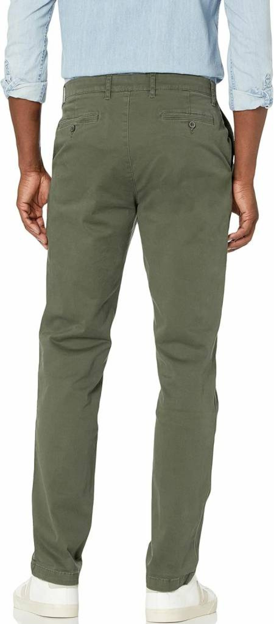 Amazon Essentials Men's Comfort Stretch Chino Pants - Athletic Fit, Washed for Softness, Casual & Dressy Style