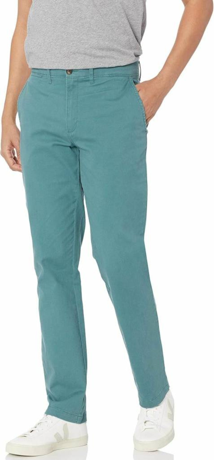 Amazon Essentials Men's Slim-Fit Stretch Chino Pants for Comfort & Style | Casual Dress Pants for Men