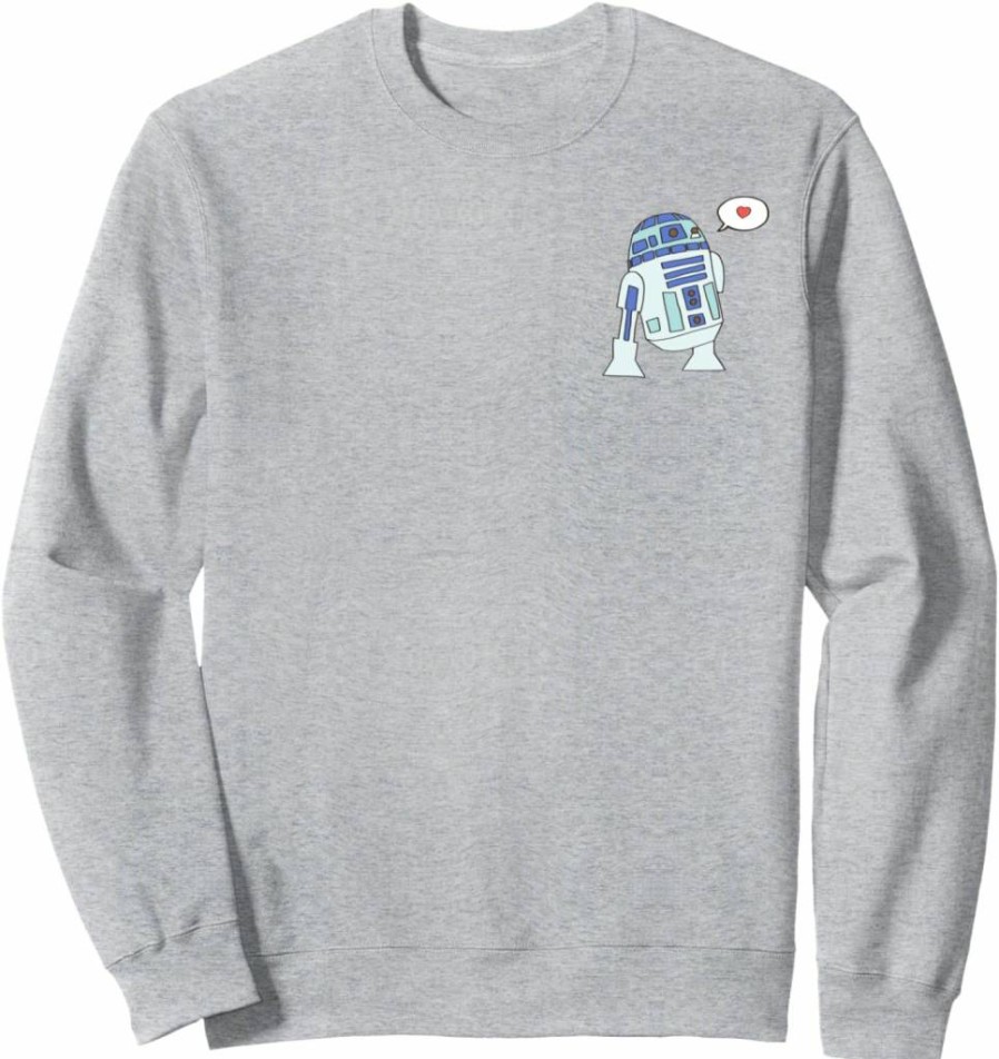 Amazon Essentials Star Wars R2-D2 Valentine's Day Themed Sweatshirt for Fans