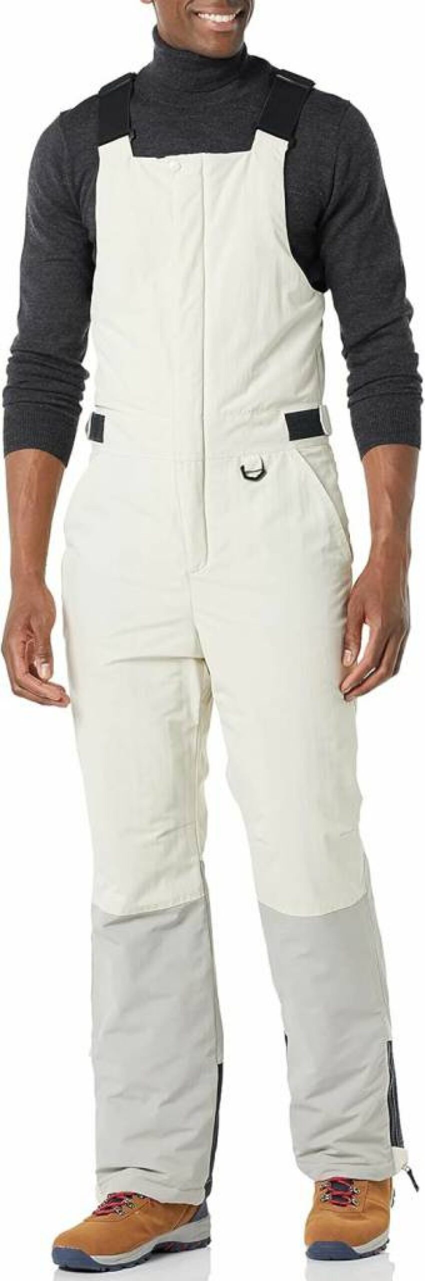 Amazon Essentials Men's Insulated Water-Resistant Snow Bib Overalls for Winter Protection