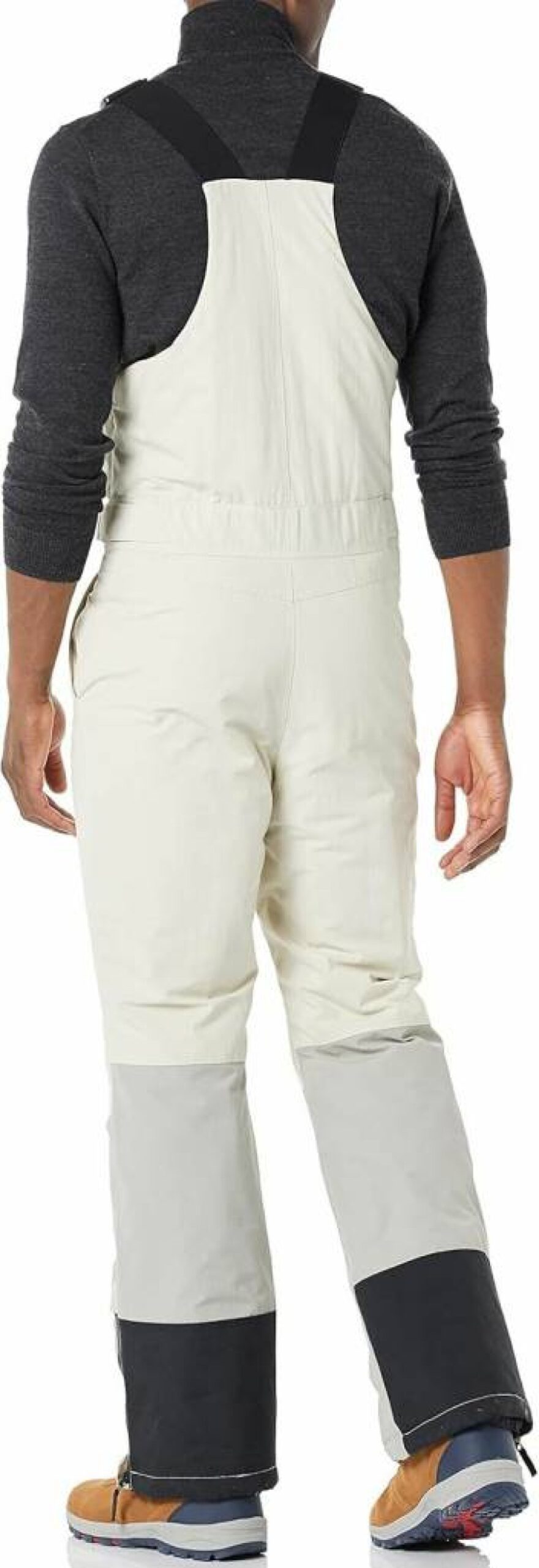Amazon Essentials Men's Insulated Water-Resistant Snow Bib Overalls for Winter Protection