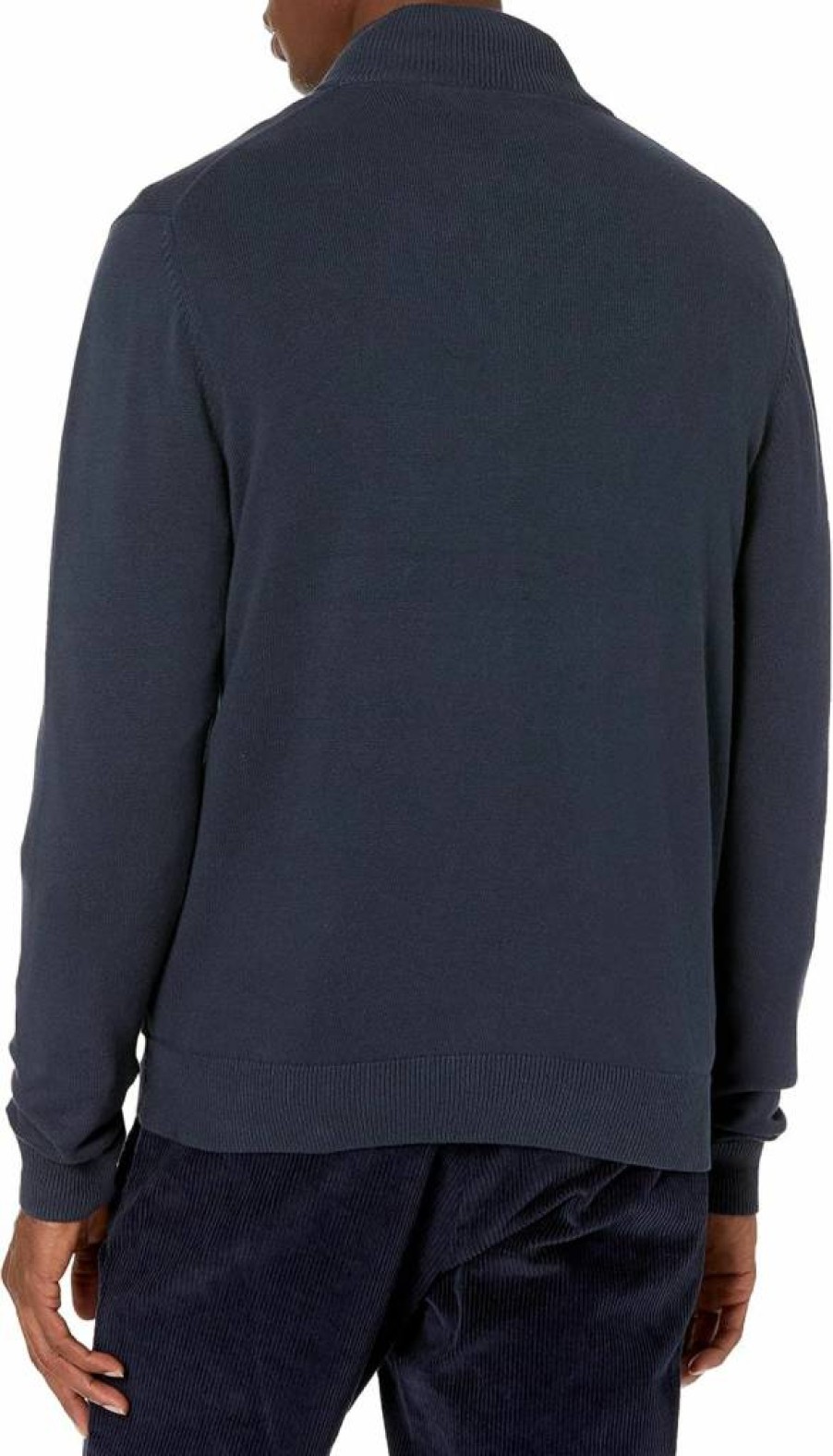 Amazon Essentials Men's Soft Cotton Full-Zip Sweater Hoodie - Lightweight Casual Pullover Jacket