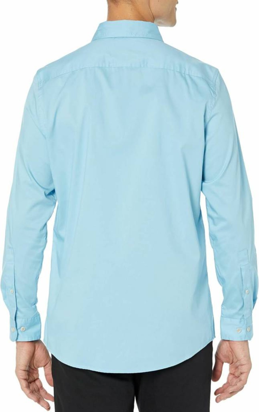 Amazon Essentials Men's Regular-Fit Long Sleeve Button-Down Dress Shirt with Stretch
