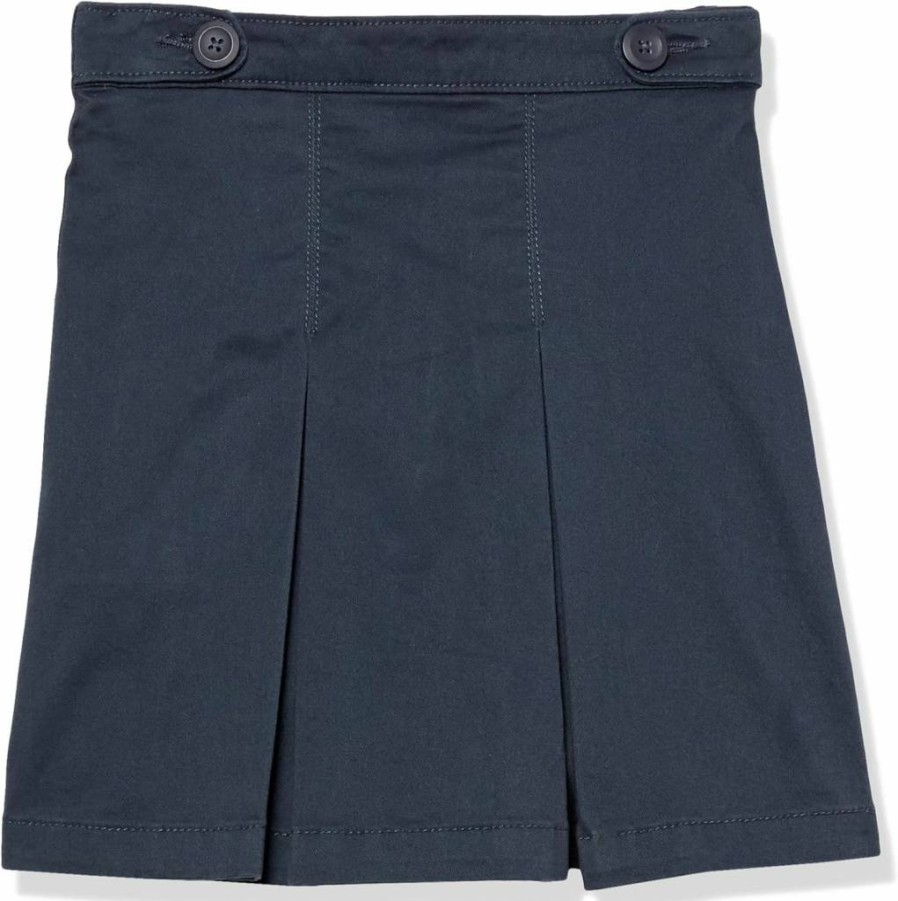 Amazon Essentials Girls' School Uniform Scooter Skirts - Comfortable Stretch Fit, Multipack (2/3/4-Pack), Assorted Colors & Sizes
