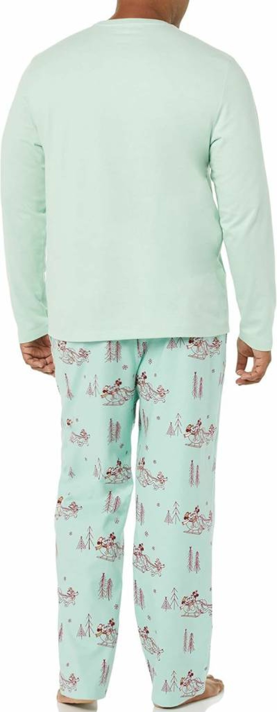 Amazon Essentials Men's Marvel & Star Wars Licensed Flannel Pajama Set - Disney Sleepwear
