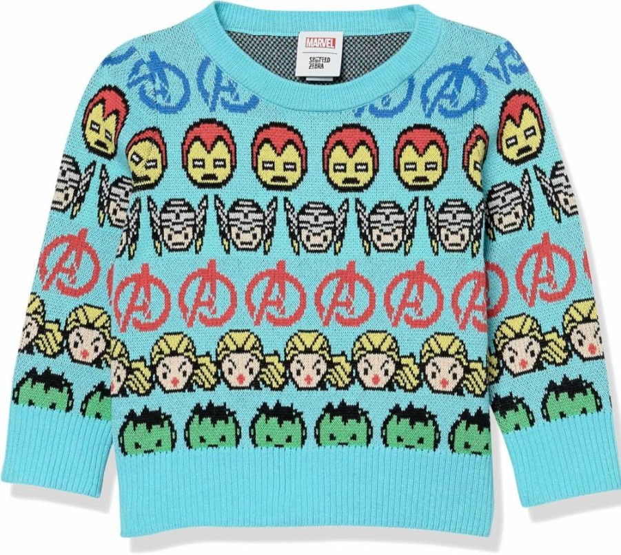 Amazon Essentials Girls & Toddlers Disney Marvel Star Wars Frozen Princess Pullover Sweater