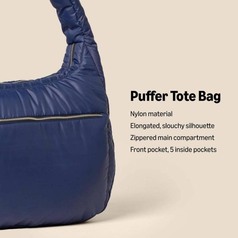 Amazon Essentials Women's Quilted Tote Bag by Sofia Grainge - Stylish & Spacious Handbag for Everyday Use