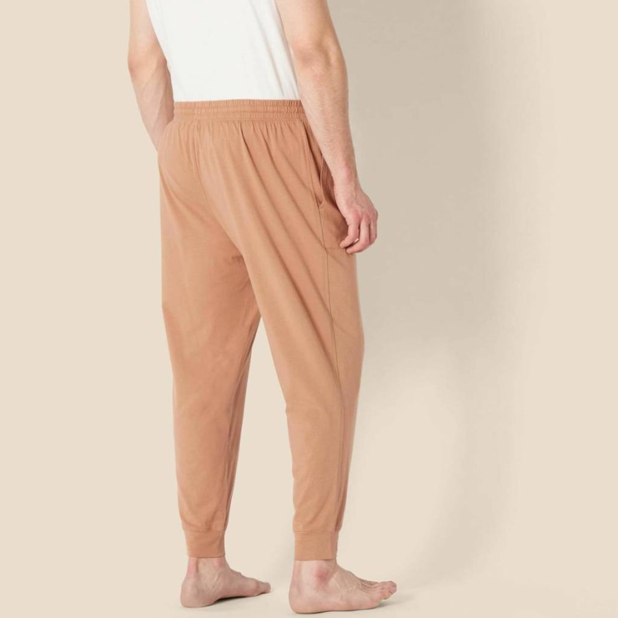 Amazon Essentials Men's Soft Cotton Blend Jogger Pajama Pants for Comfortable Sleep & Lounge