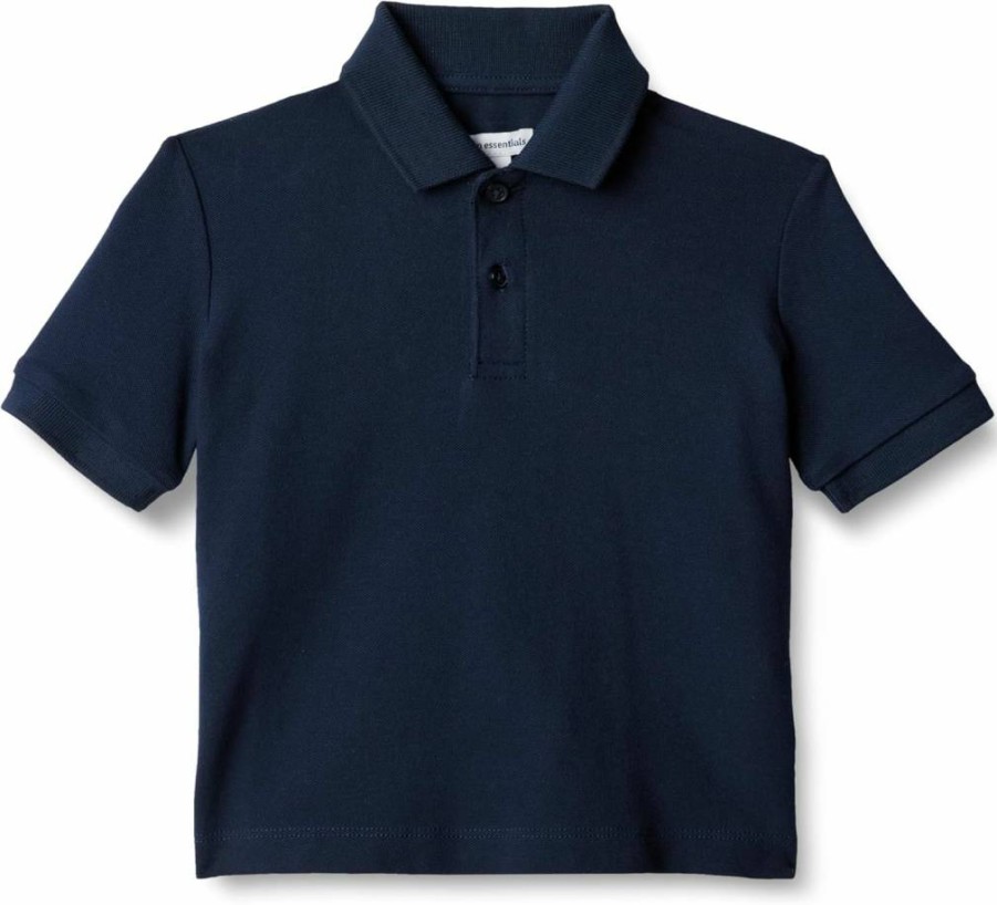 Amazon Essentials Boys & Toddlers' Soft Cotton Stretch Polo Shirt - Comfortable & Durable Kids' Top