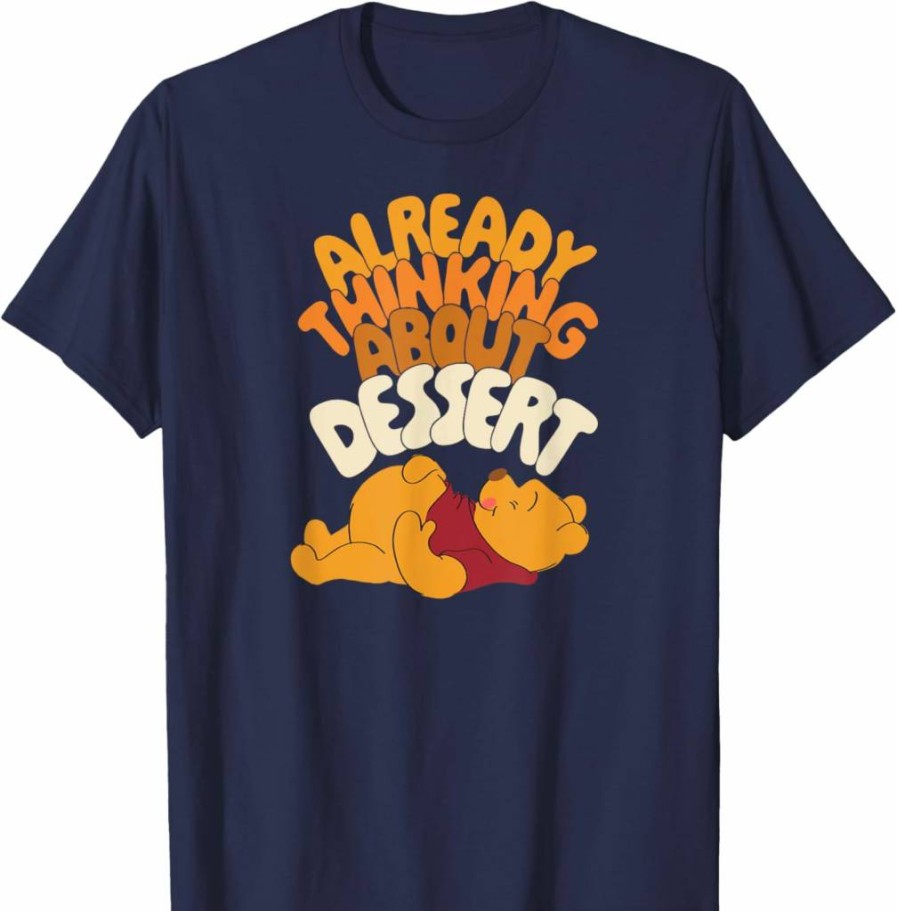 Amazon Essentials Winnie The Pooh Thanksgiving Dessert T-Shirt for Kids & Adults