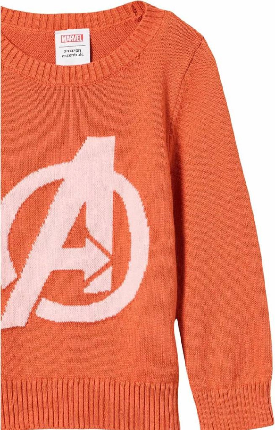 Amazon Essentials Girls' & Toddlers' Disney Marvel Star Wars Princess Crewneck Sweaters