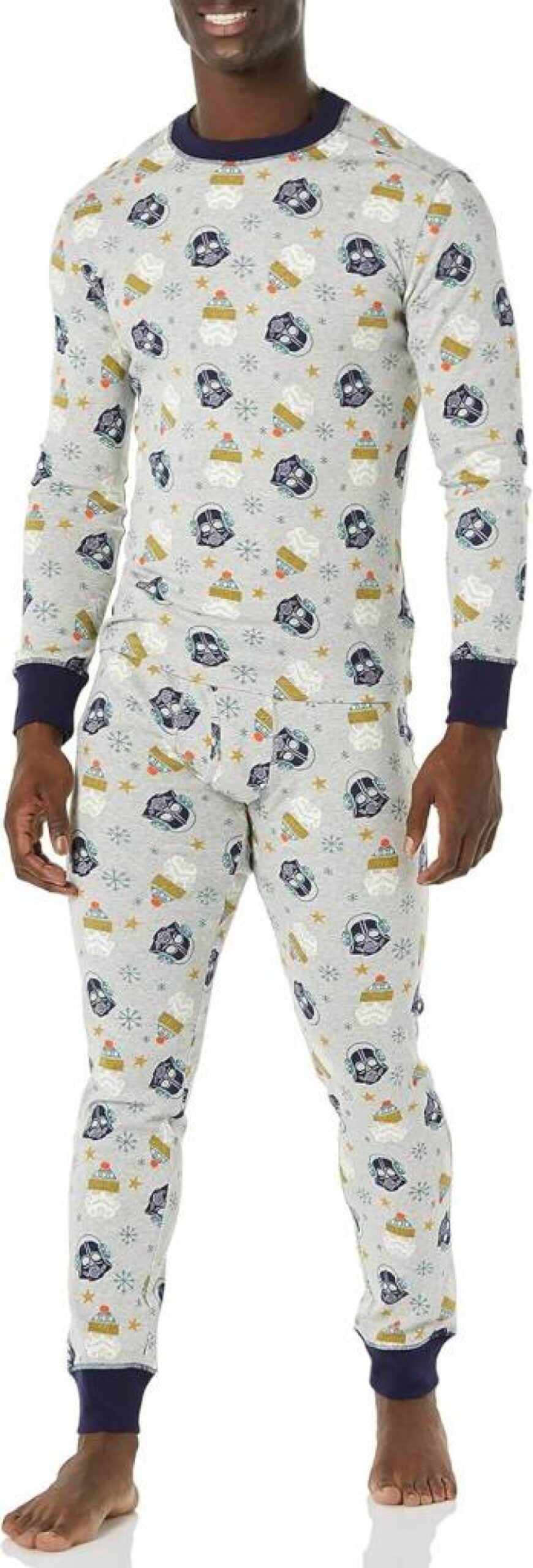 Amazon Essentials Men's Marvel & Star Wars Snug-Fit Pajama Set - Disney Licensed Sleepwear