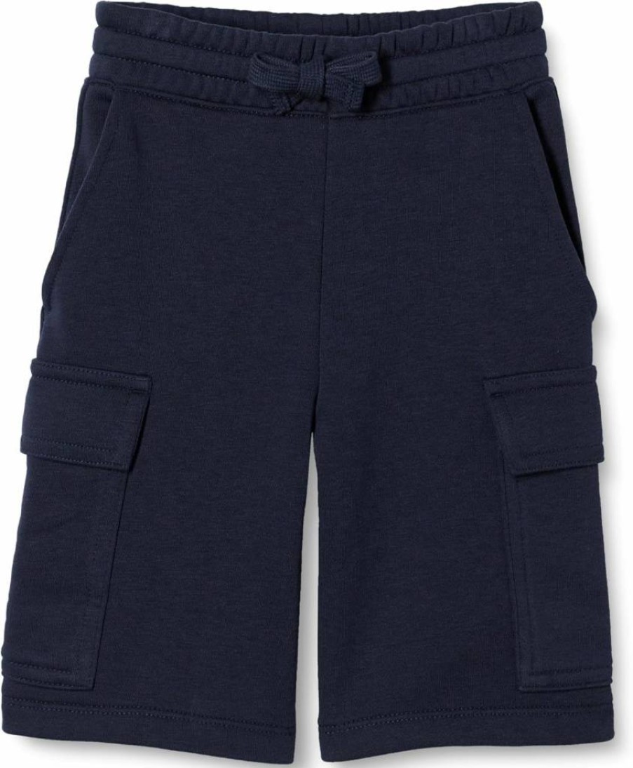Amazon Essentials Boys' Cargo Shorts - Comfortable Terry Sweatpants for Active Kids