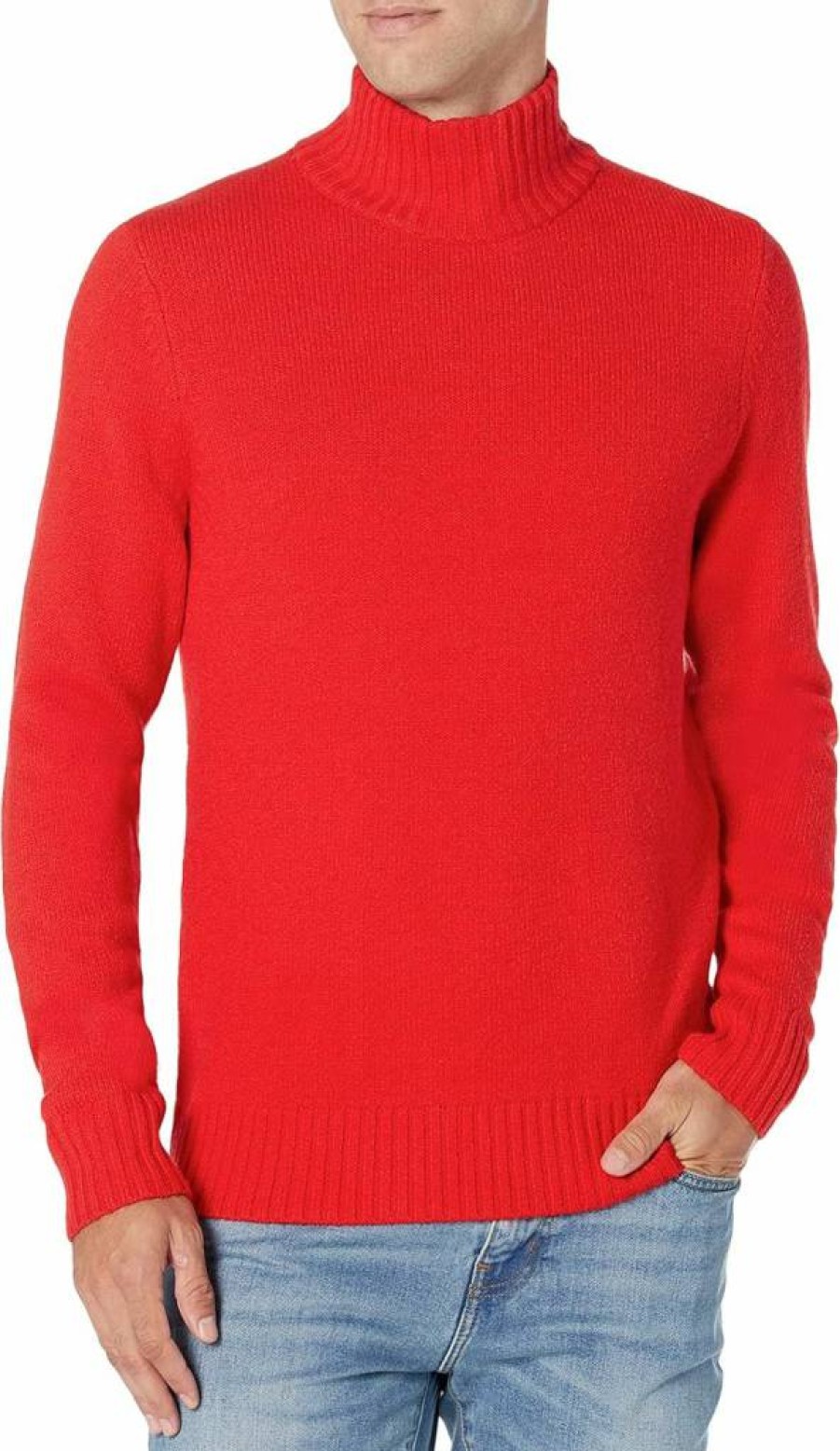 Amazon Essentials Men's Soft-Touch Long-Sleeve Turtleneck Sweater for Comfort & Warmth