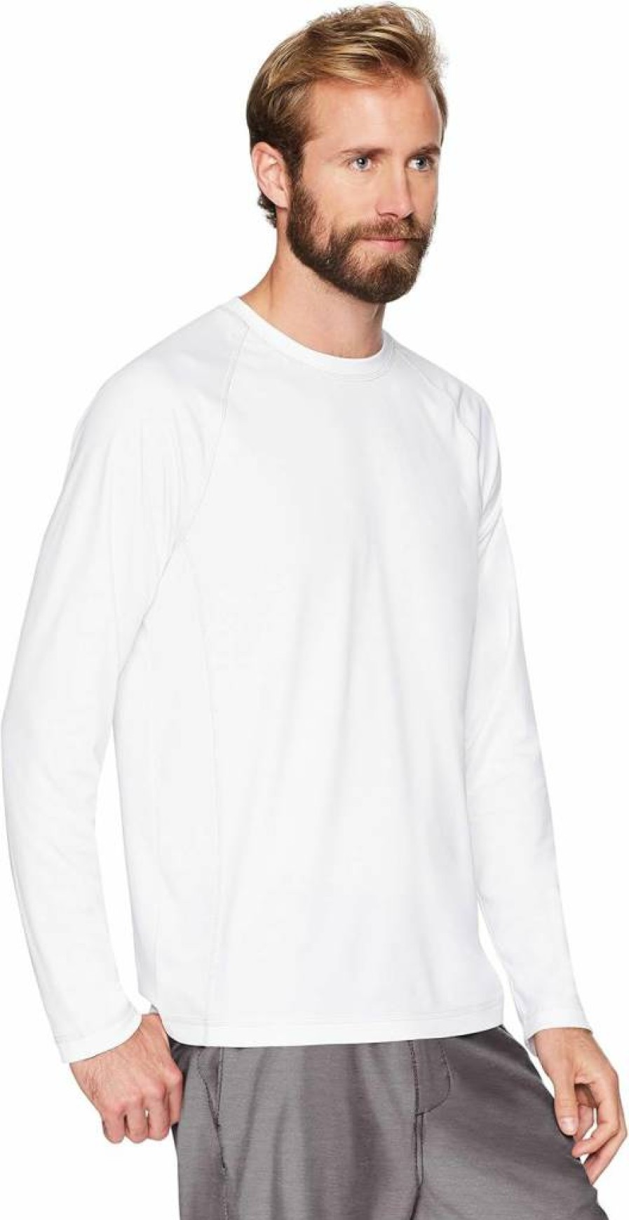 Amazon Essentials Men's UPF 50 Sun Protection Quick-Dry Long Sleeve Swim Shirt