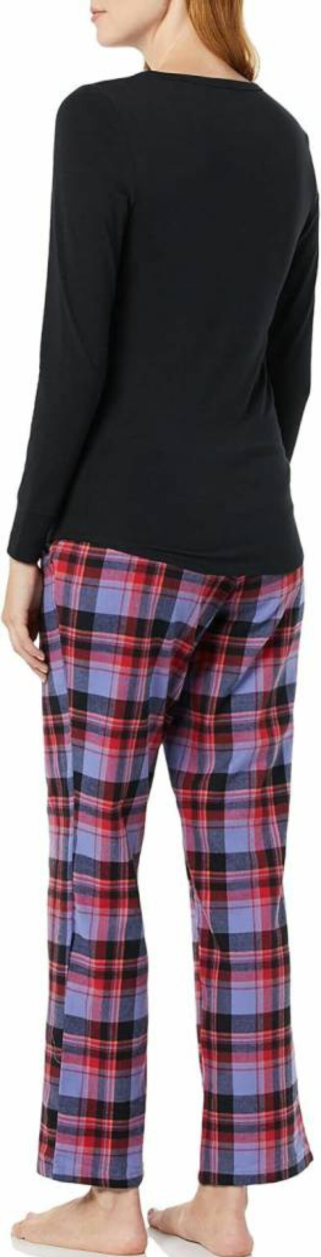 Amazon Essentials Women's Harry Potter & Looney Tunes Flannel Pajama Set - Lightweight Sleepwear with Long-Sleeve T-Shirt