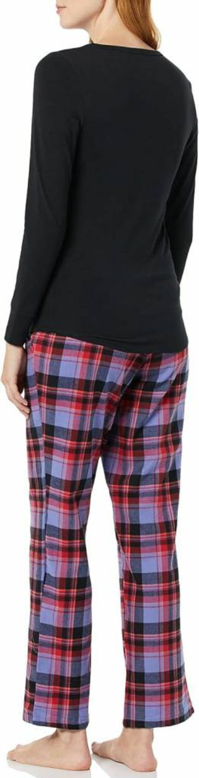 Amazon Essentials Women's Harry Potter & Looney Tunes Flannel Pajama Set - Lightweight Sleepwear with Long-Sleeve T-Shirt