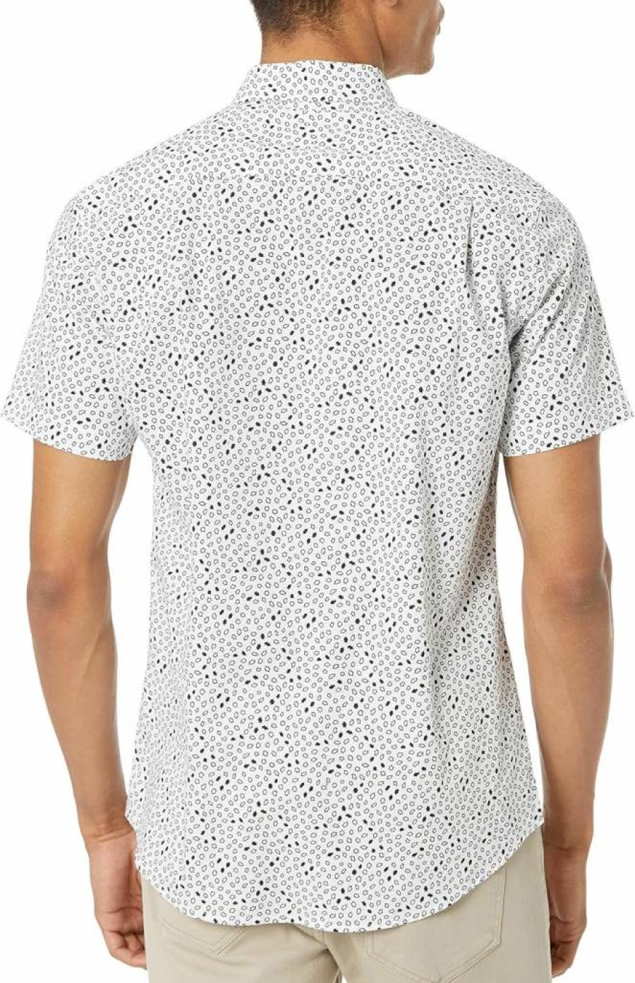Amazon Essentials Men's Slim-Fit Short-Sleeve Casual Button-Down Shirt for Everyday Wear