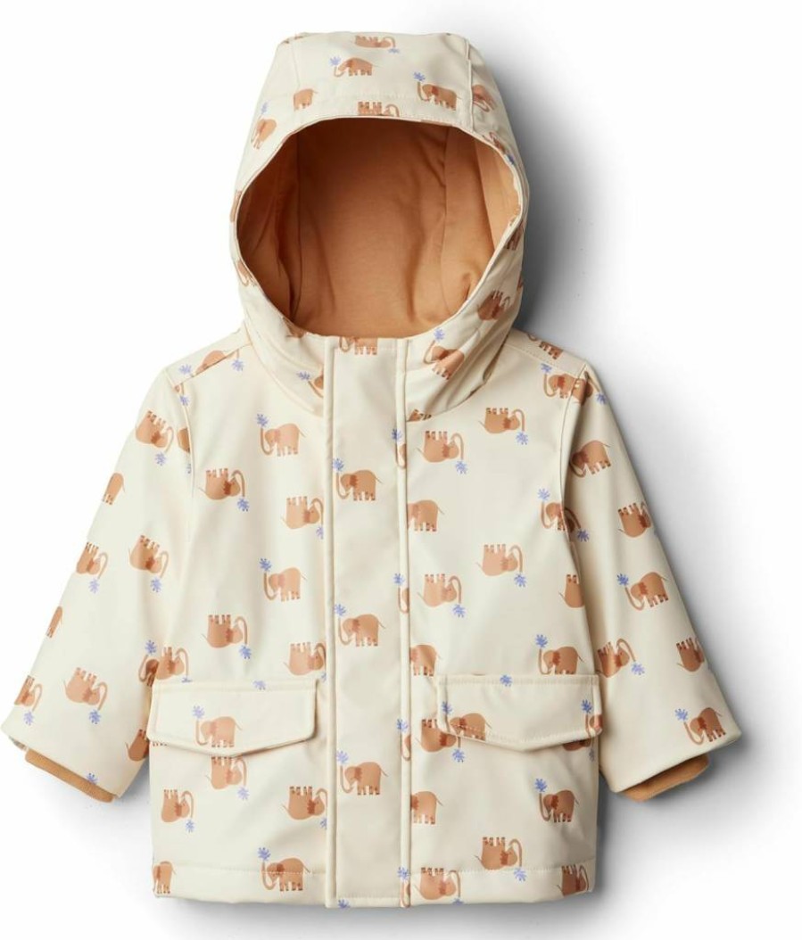 Amazon Essentials Toddler & Baby Boys' Water-Resistant Rain Jacket - Lightweight Windproof Hooded Coat