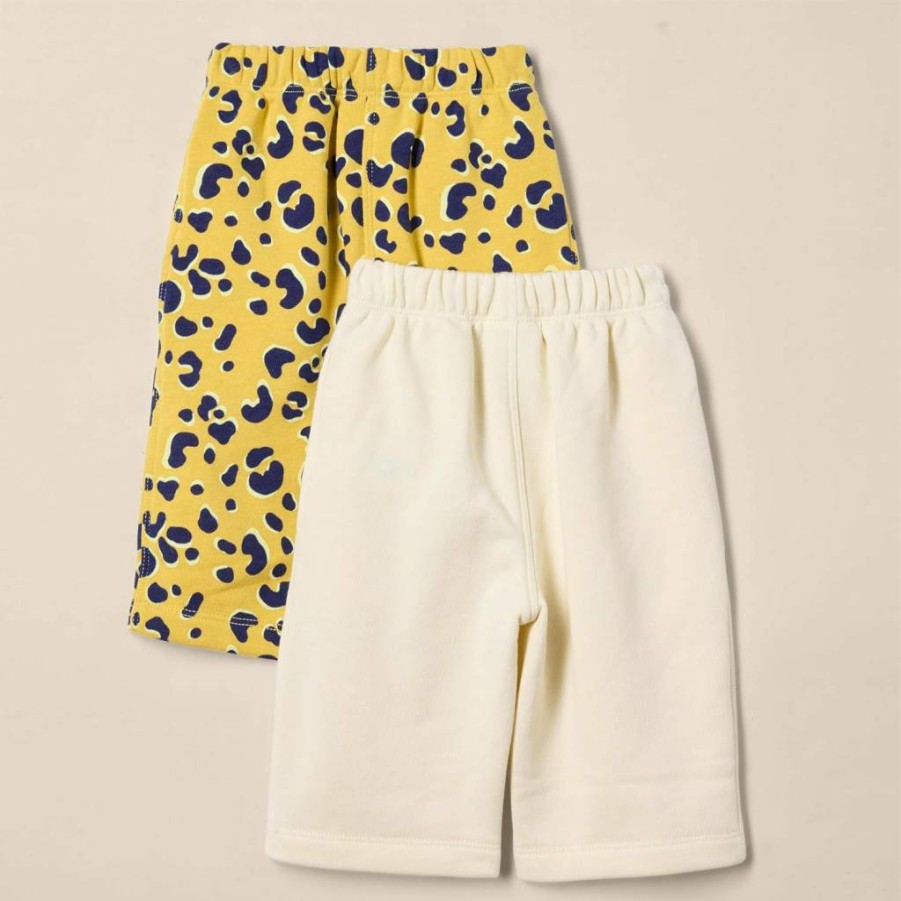 Amazon Essentials Unisex Baby & Toddler Cotton French Terry Pants, 2-Pack, Soft & Comfortable