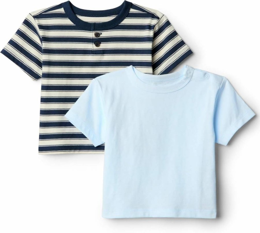 Amazon Essentials 2-Pack Toddler Boys' Short Sleeve T-Shirts | Soft Cotton Baby Tees