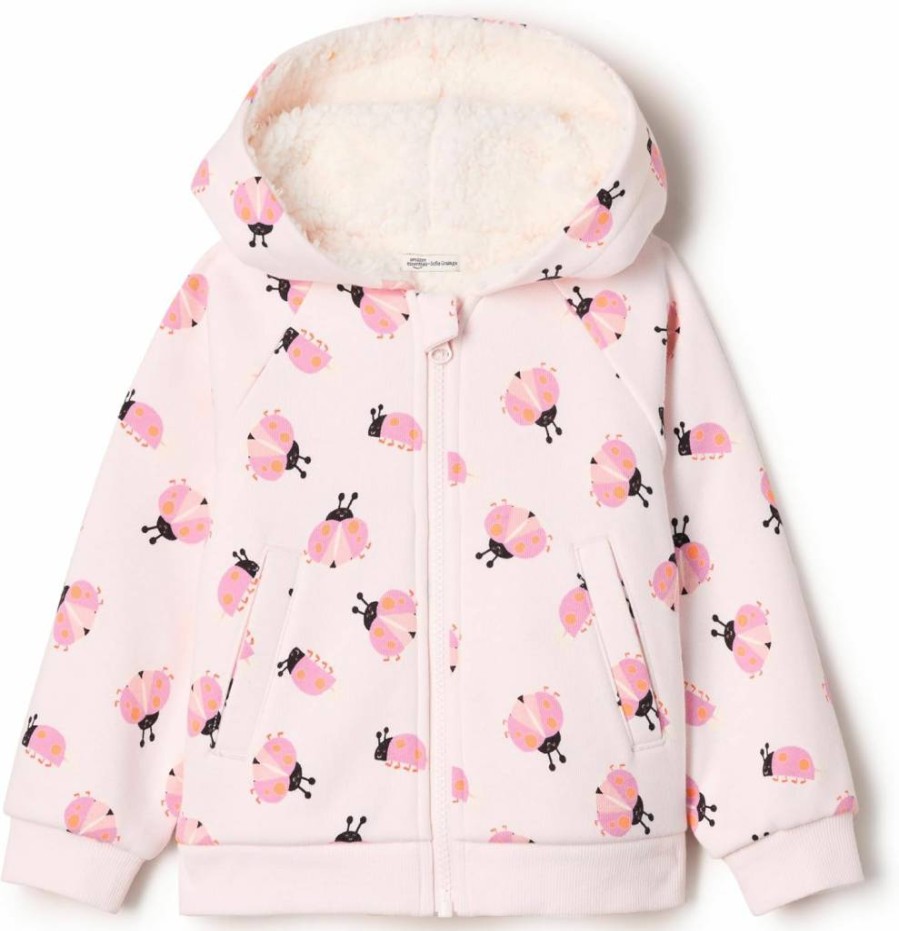 Amazon Essentials Unisex Toddler & Baby Zip-Up Hoodie - Soft Fleece Sweatshirt for Infants
