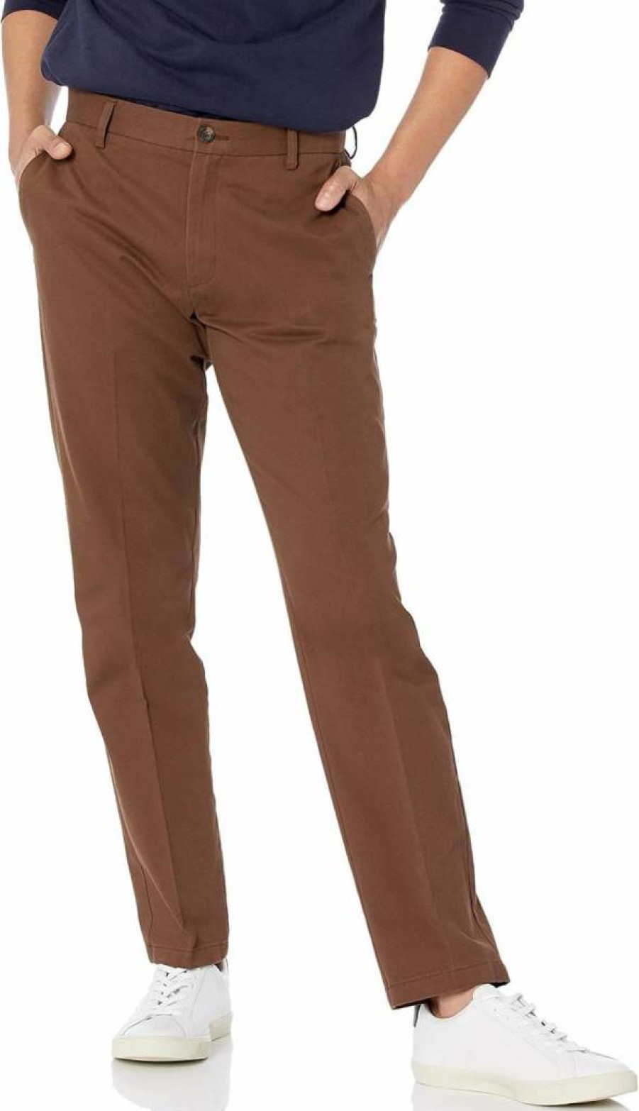 Amazon Essentials Men's Slim-Fit Chino Pants - Wrinkle-Resistant Flat-Front Dress Pants for Casual & Office Wear