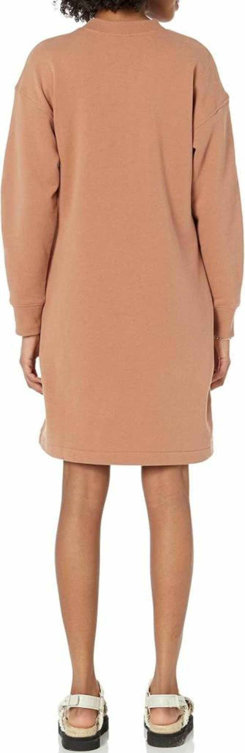 Amazon Essentials Women's Plus Size Knit Henley Sweatshirt Dress - Casual Long Sleeve Pullover Tunic